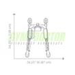 VERTICAL KNEE RAISE/DIP -LÁBEMELŐ ÁLLVÁNY -Hoist CF