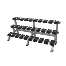 TRIPLE DUMBBELL RACK – TRIPLA SOROS SÚLYTARTÓ ÁLLVÁNY - Nautilus Freedom Rack