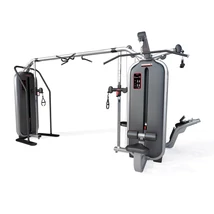 JUNGLE MACHINE + ADJUSTABLE CABLE STATION WITH BAR -Panatta Monolith