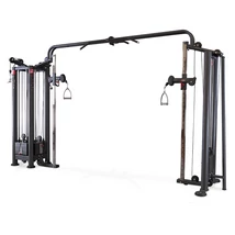 4 STATION MULTI GYM + ADJUSTABLE CABLE STATION WITH BAR – 5 ÁLLÁSÚ TORONY -Panatta Sec