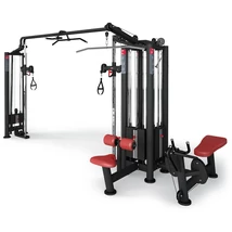 JUNGLE MACHINE HLP + ADJUSTABLE CABLE STATION WITH BAR – 5 ÁLLÁSÚ TORONY -Panatta Sec