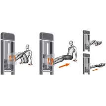HORIZONTAL ADJUSTABLE LEG PRESS – ÁLLÍTHATÓ VÍZSZINTES LÁBTOLÓGÉP -Panatta XP Lux