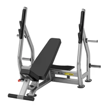 Döntött fekvenyomó pad súlytárcsa tartóval -Vector Fitness