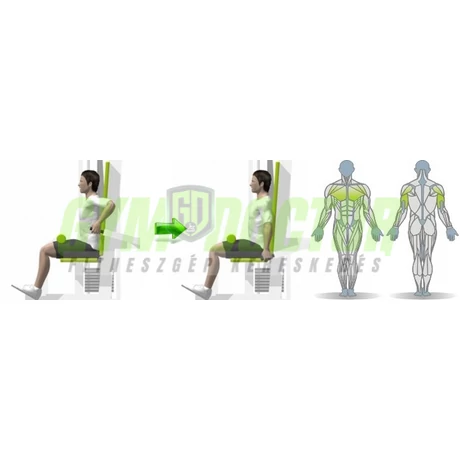 TRICEPSZ – LENYOMÓS GÉP - Life Fitness Signature