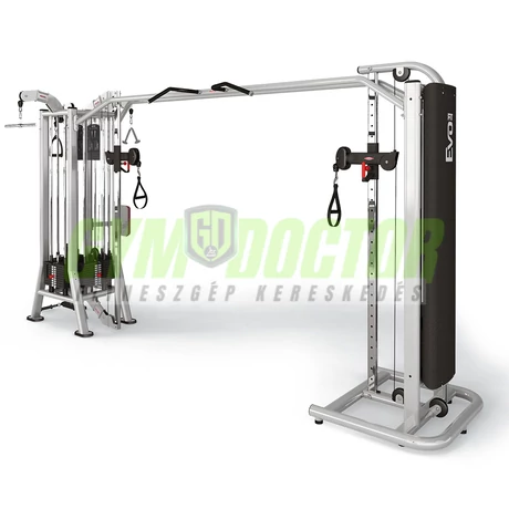 4 STATION MULTI GYM+ADJUSTABLE CABLE STATION WITH BAR – ÁLLÍTHATÓ 5 ÁLLÁSÚ TORONY -Panatta Fitevo