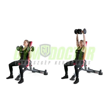FULLY ADJUSTABLE BENCH – ÁLLÍTHATÓ PAD -Panatta Freeweight Hp