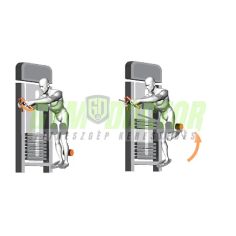 STANDING LEG CURLING – ÁLLÓ COMBHAJLÍTÓ -Panatta XP Lux